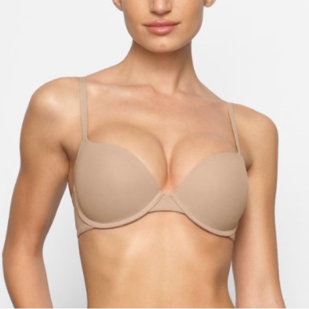 Skims Ultimate Teardrop Push-up Bra - 38D - color Mica - worn once